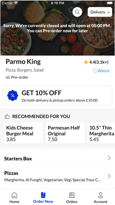 Parmo king Screenshot