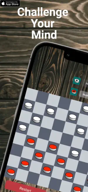 Checkers & Draughts: AI Game screenshot 1