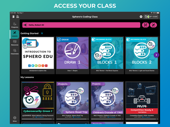 Sphero Edu iPad screenshot 6 - Education app