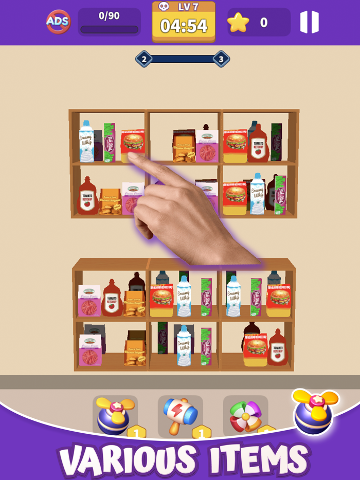 Goods Match Triple Sort Game