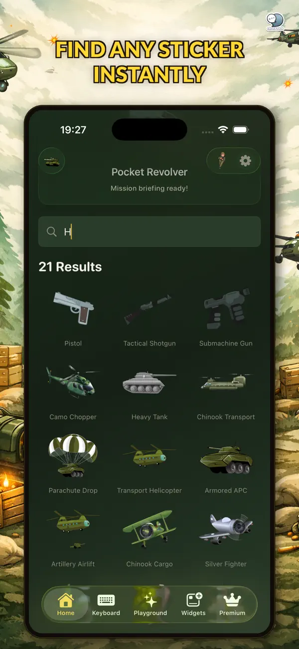 Screenshot #3 pour Military Stickers by ChatStick