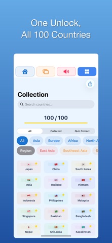 100 Countries: Flags & Hello Screenshot 7 of 8