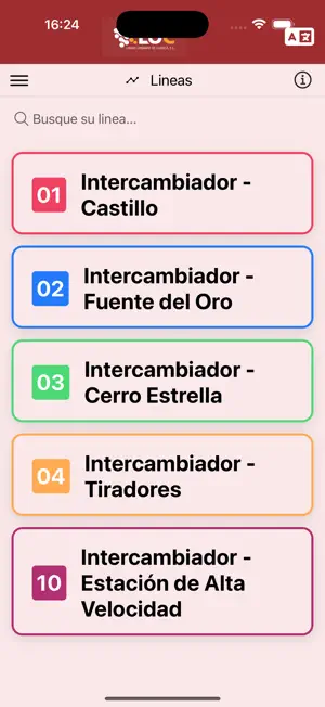 Lineas Urbanas Cuenca screenshot 2