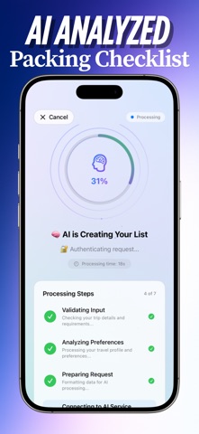ReadyPack -AI Travel Checklist screenshot