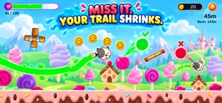 Color Trail: Shape Run iPhone screenshot