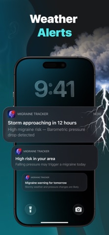 The Migraine Tracker Αρρ iPhone screenshot