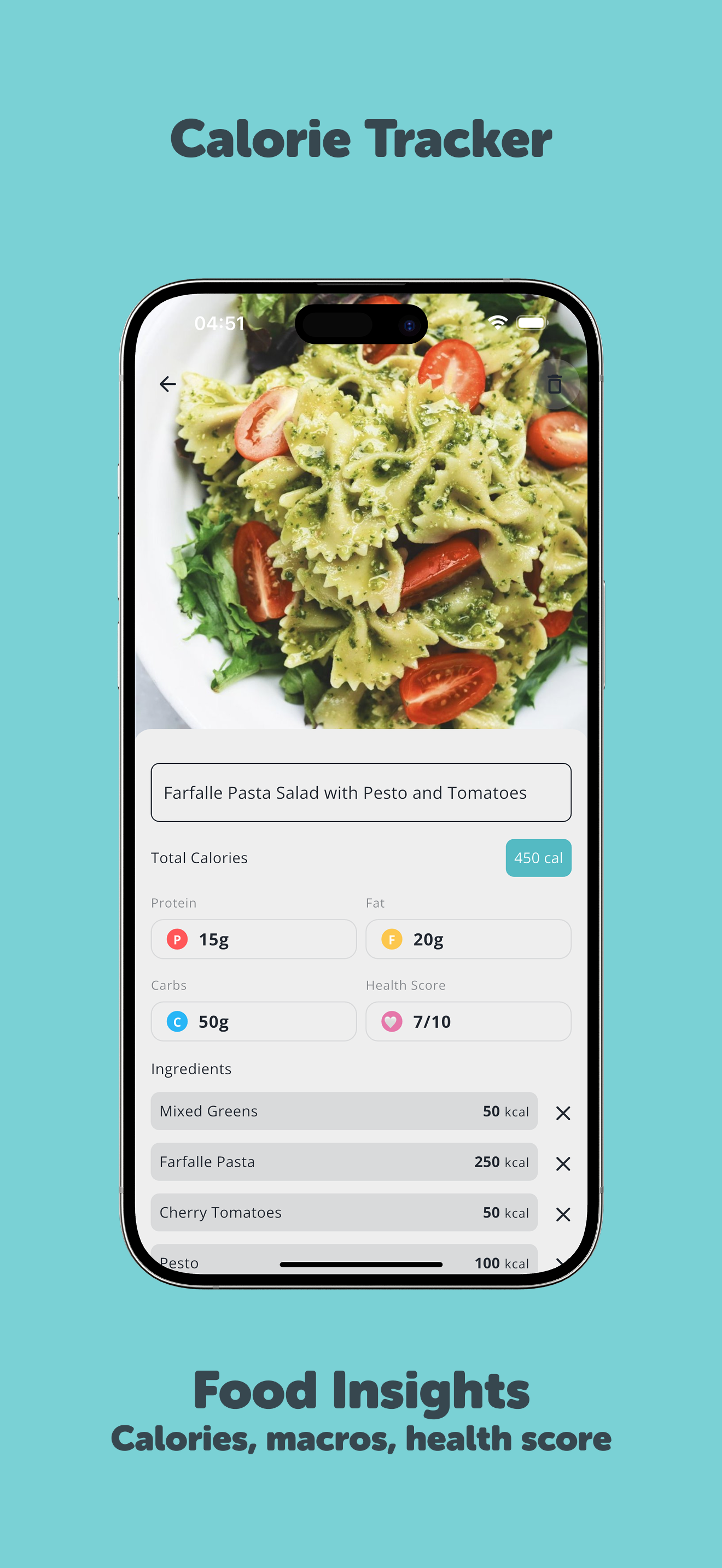 oorish Shop List & Cal Tracker