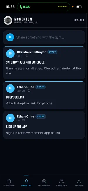 Momentum MMA screenshot 3