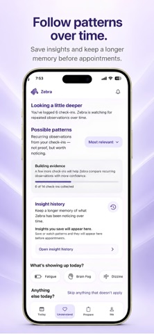 Zebra — Symptom Tracker Screenshot 3 of 6