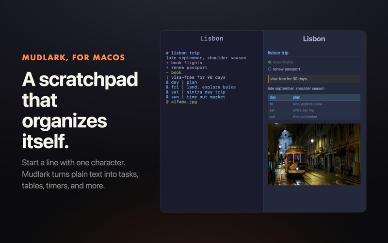 Mudlark Notes screenshot