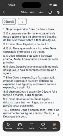 Novo Altar iPhone screenshot