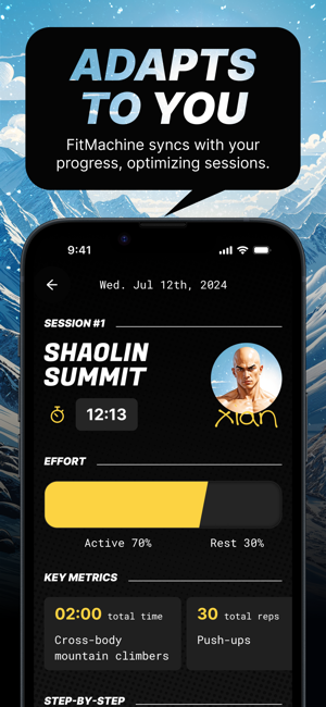 ‎FitMachine: Legends of Fitness Screenshot