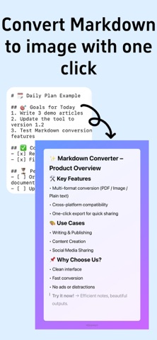 MDconvert - to pdf/word/image Screenshot 2 of 6
