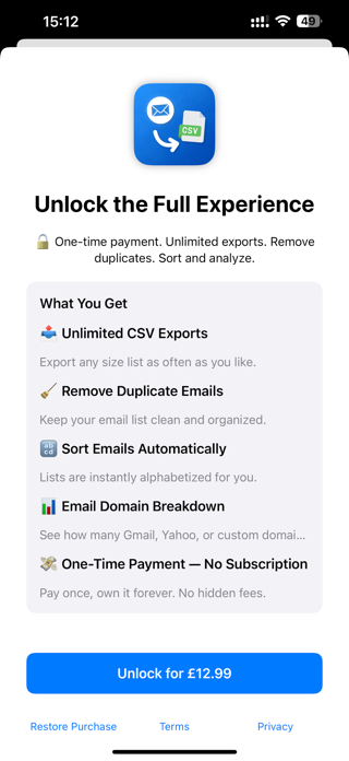Email Address Extractor Screenshot 5 of 5