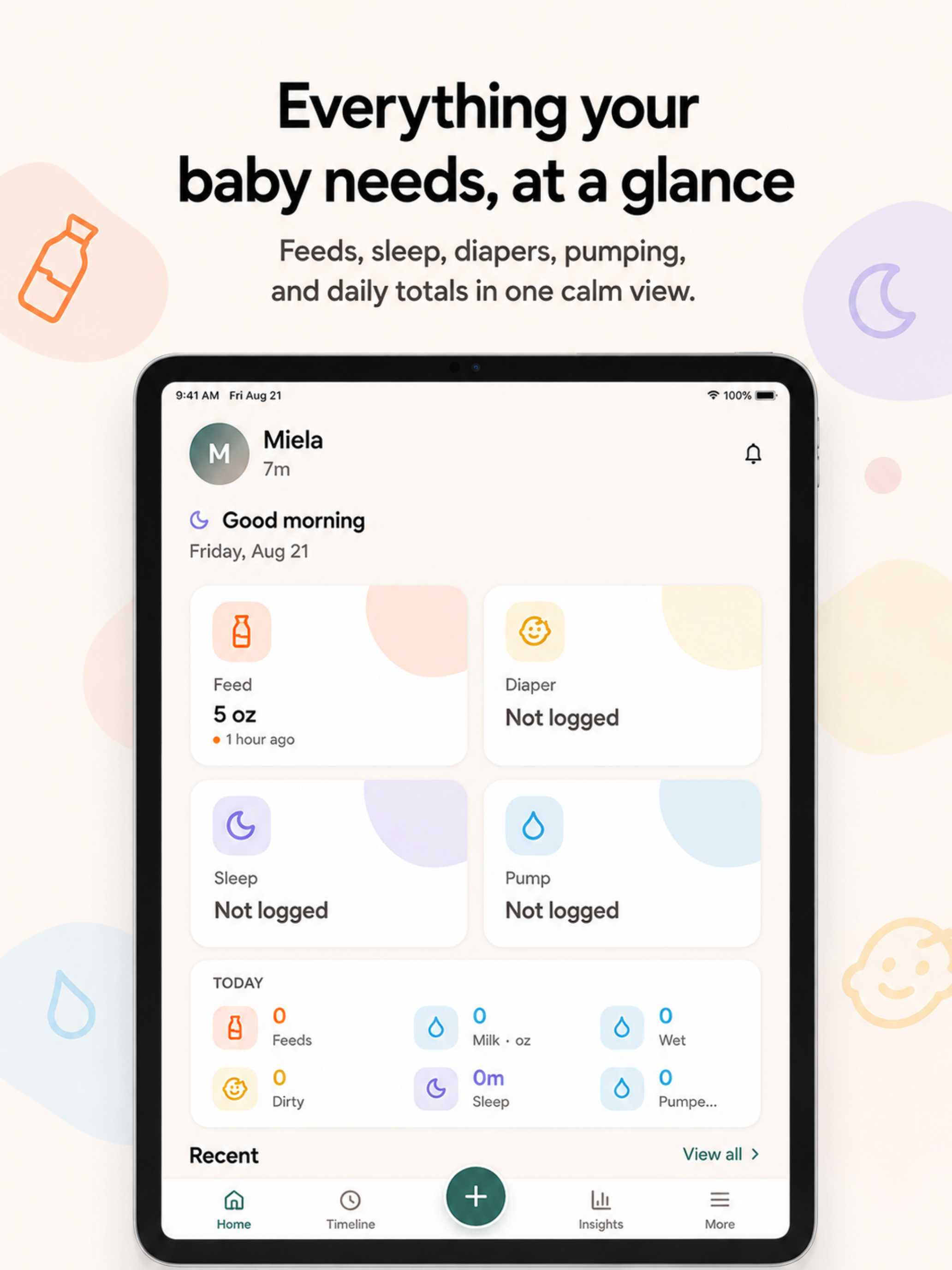 Miela Baby: Baby Tracker screenshot 7