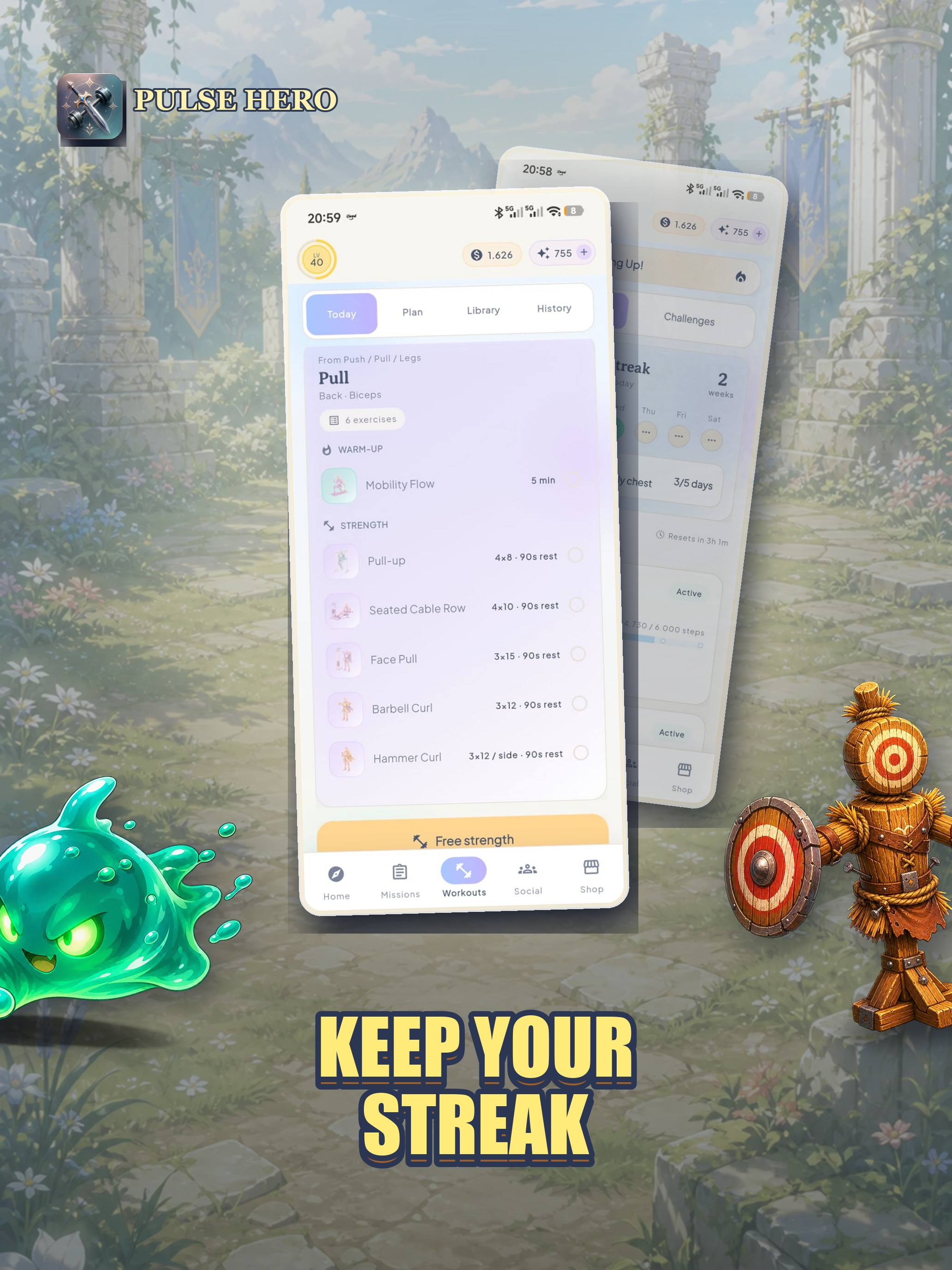 Pulse Hero: Fitness RPG screenshot 11