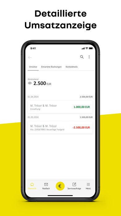 Renault Bank direkt Banking Screenshot