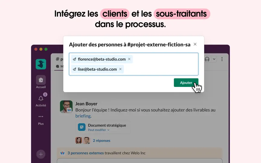 Capture d'écran de Slack For Desktop sur iPhone 8