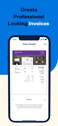 FreshBooks Invoicing Appのスクリーンショット（2/7）