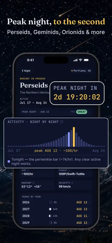 Meteor Shower: Alerts screenshot 6 of 7