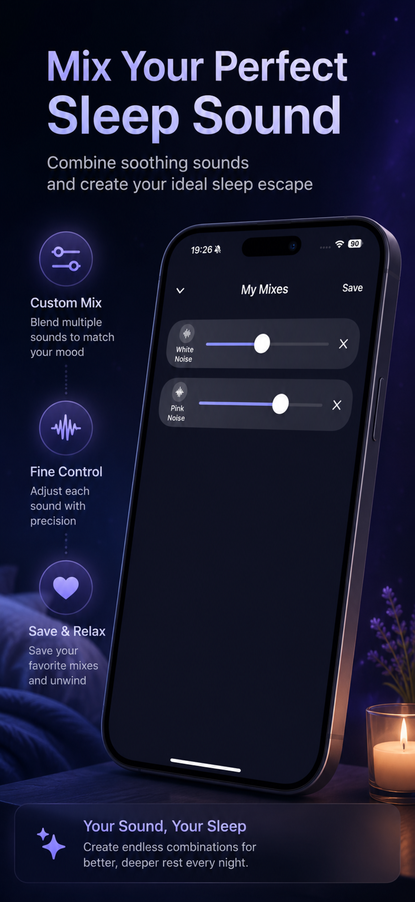 SleepFlow: Rain & Sleep Sounds screenshot 3