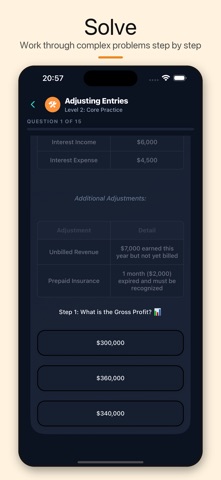 Accounting Practice & Quiz screenshot