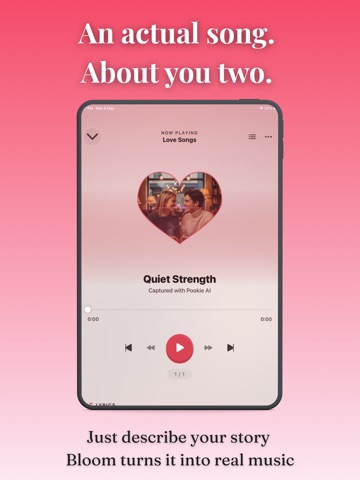 Bloom Together: Couples App iPad screenshot