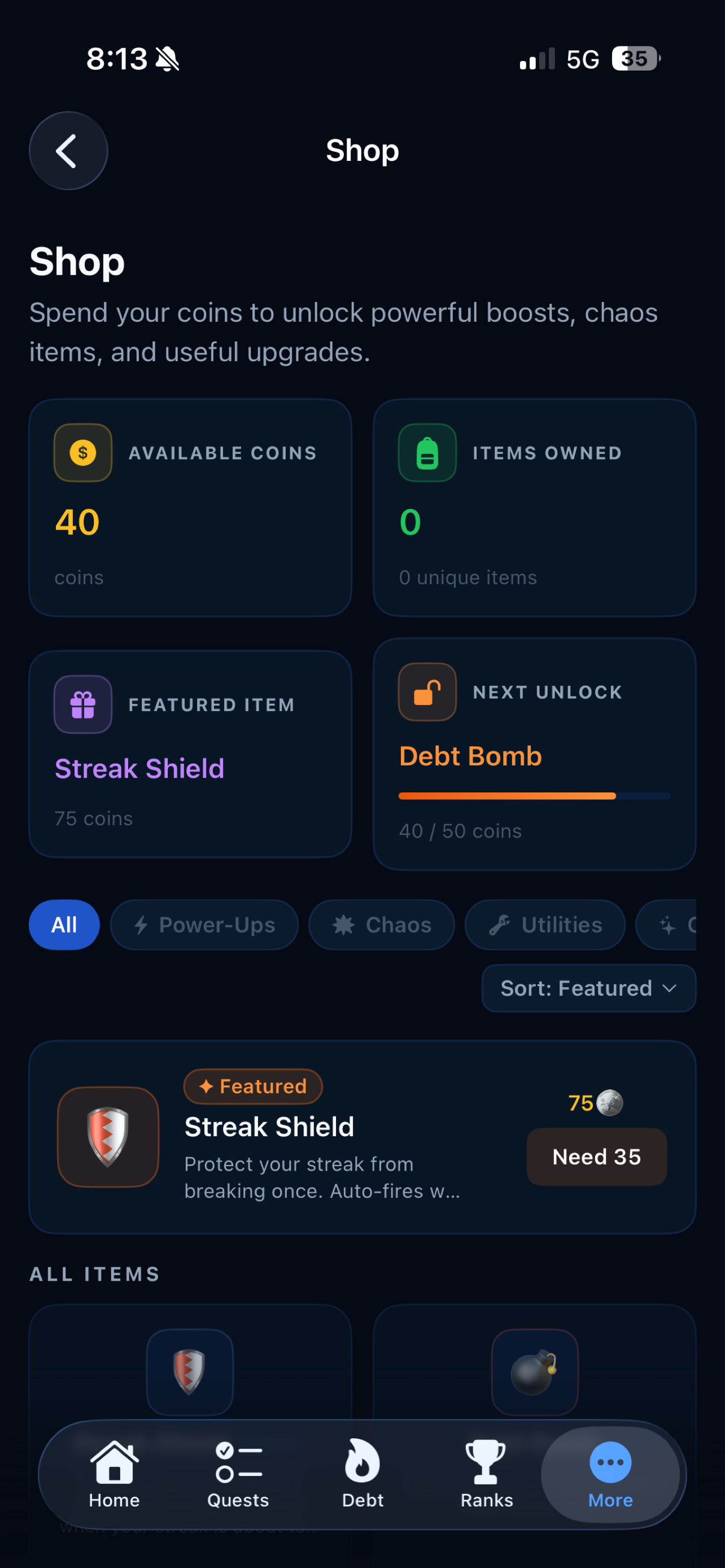 SideQuest - Quest & Debt screenshot 5