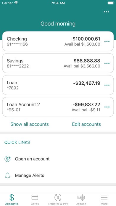 Hello Credit Union Screenshot