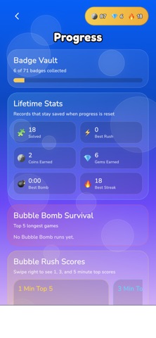 Bubble Brain: Word Puzzles Screenshot 8 of 9