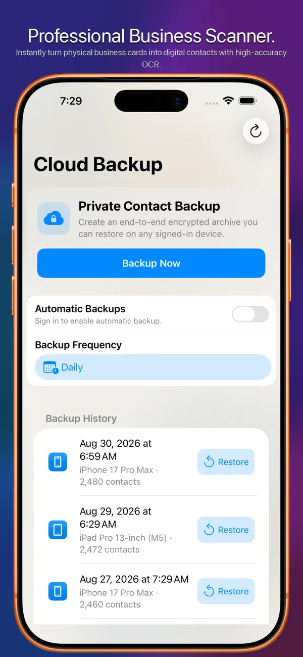 Screenshot #3 pour Cloud Contacts: All-in-One