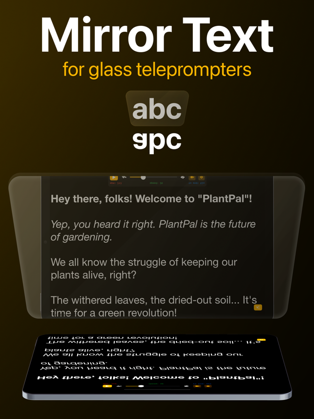 ‎Teleprompter Screenshot