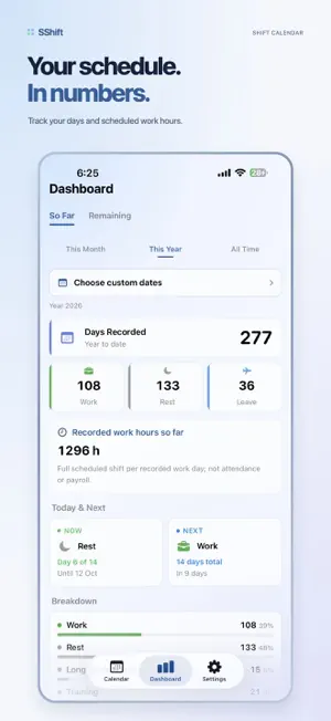 SShift — Shift Calendar screenshot 2