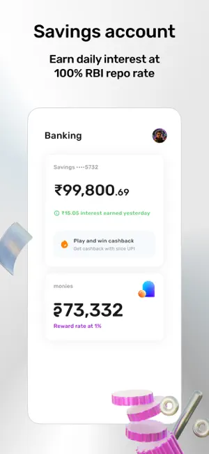 slice: UPI credit card & bank screenshot 2