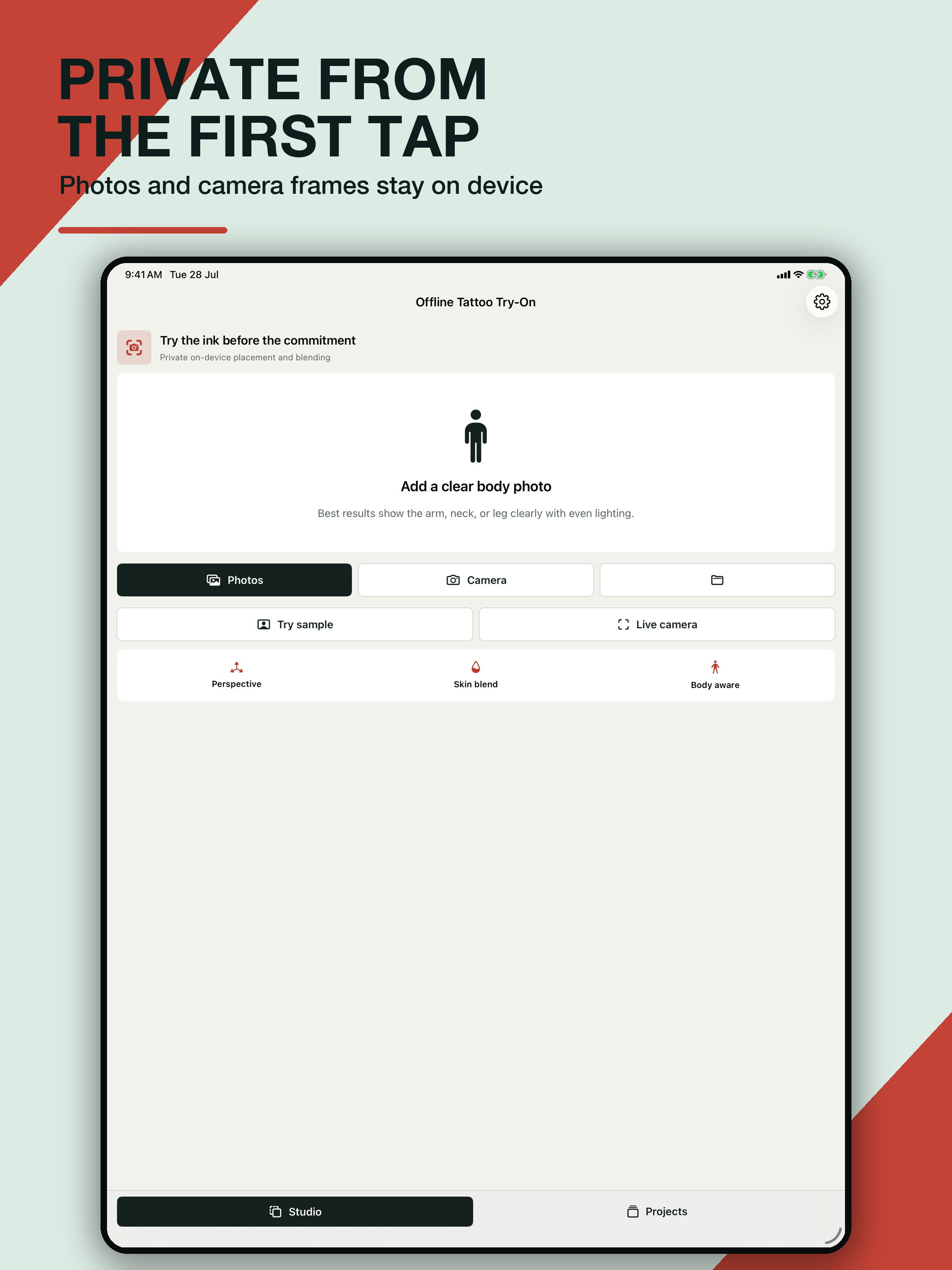 Offline Tattoo Try-On screenshot 8