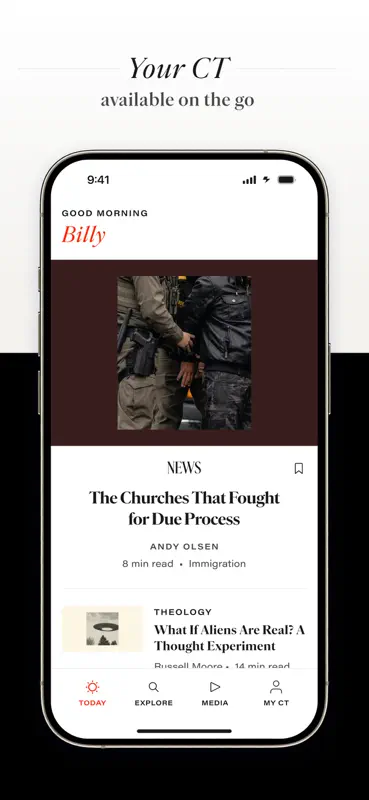 Christianity Today screenshot 1 of 7