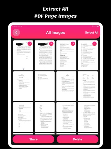 PDF Converter : PDF to PNG iPad screenshot