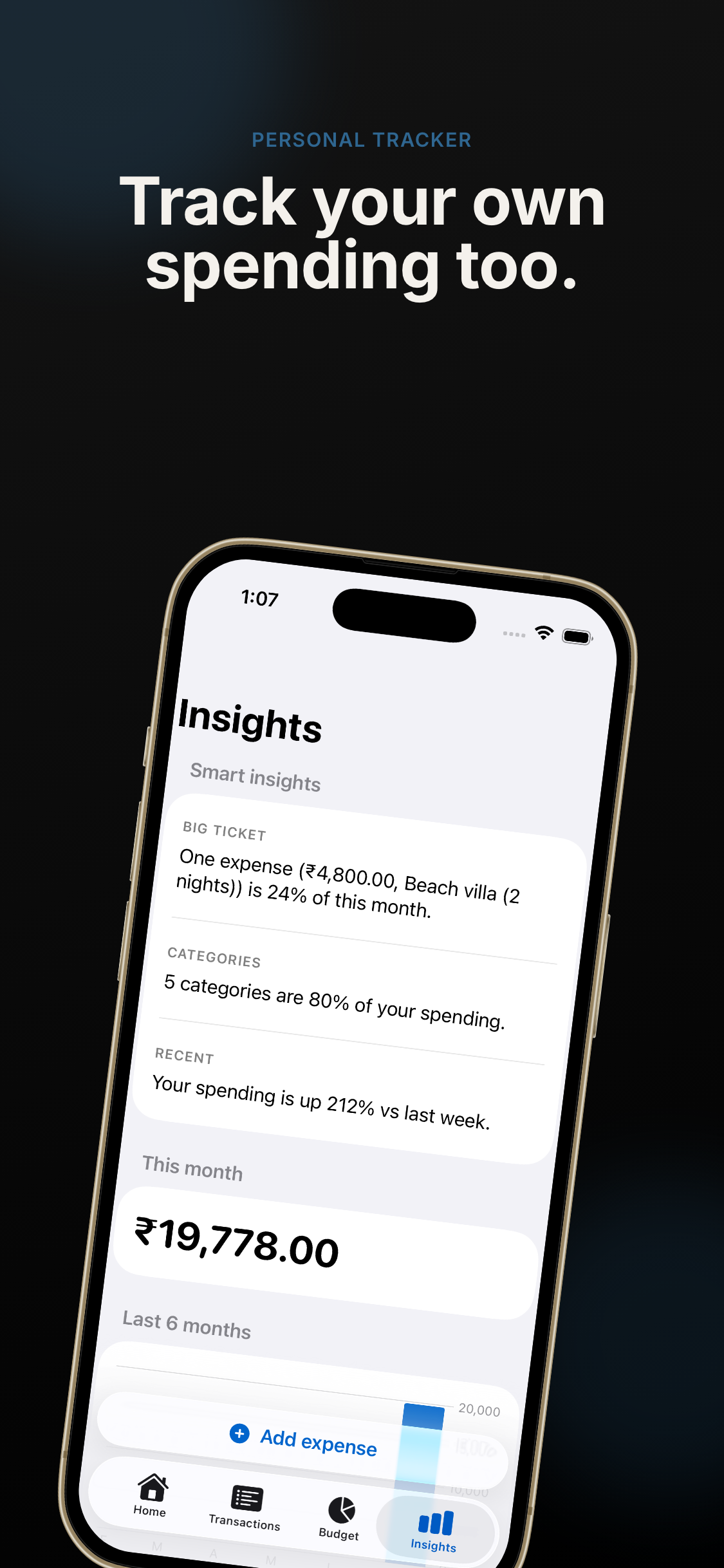 Expensease screenshot 4