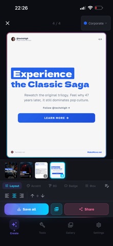 MakeMove Studio screenshot