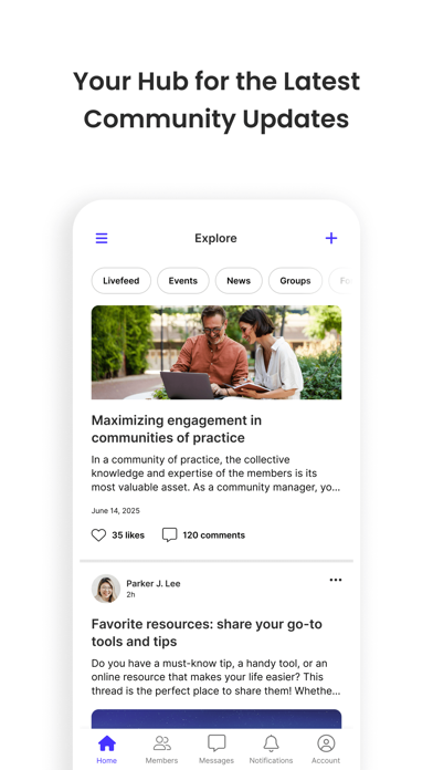 Community Lab iPhone screenshot 2 - Social Networking app