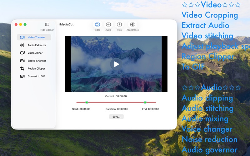 Screenshot 1 of iMediaCut-Easy Video Trimming 8.5.22