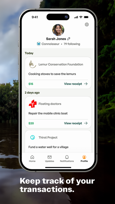 Wingtap: Donate Easily Screenshot 4 of 4