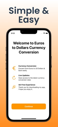Euros to Dollars Conversion Screenshot 3 of 3