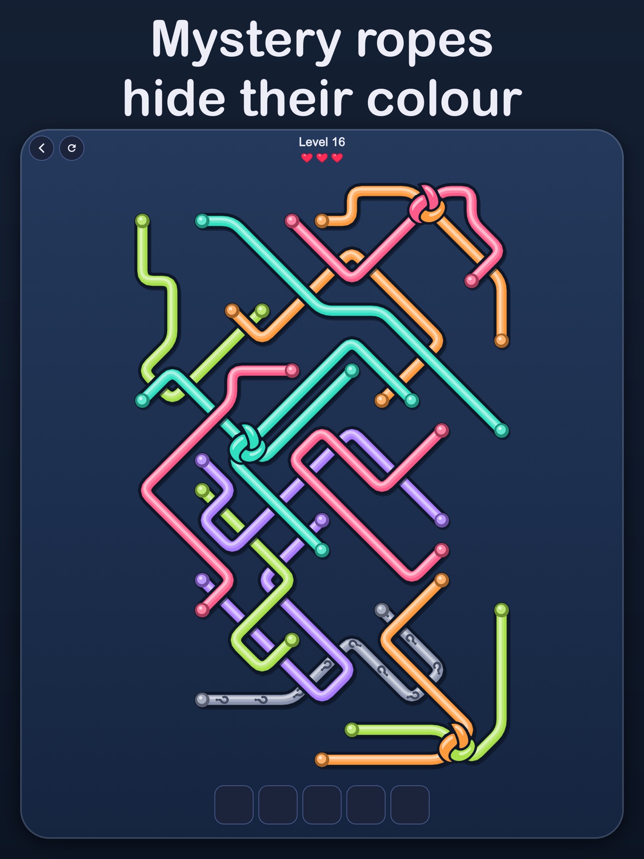 Screenshot 12 of Ropna: Untangle Rope Puzzle