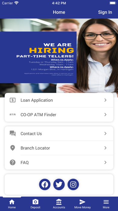 Rio Grande Valley Credit Union Screenshot 1 - AppWisp.com Rio Grande Valley Credit Union Screenshot 1 - AppWisp.com