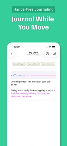 Rambler: Voice Journal & Diary iPhone screenshot