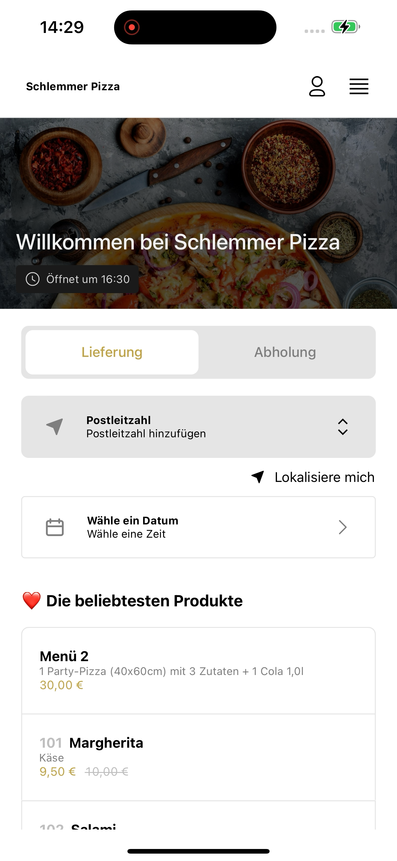 Schlemmer Pizza Schorndorf screenshot 5