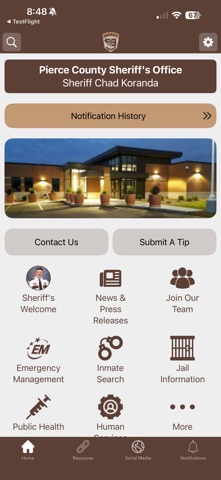 Pierce County Sheriff WI Screenshot 1 of 3