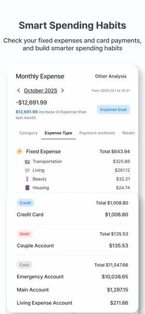Feed MoneyBook screenshot 4