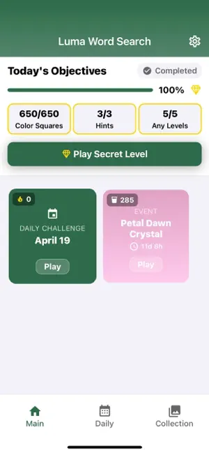 Luma Word Search screenshot 2